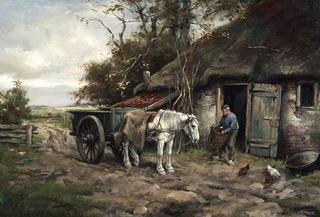 Morning Chores on a Farm