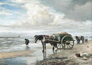 Shell Gathering on Schveningen Beach