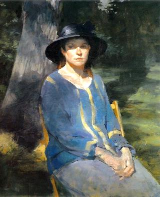 Figure in sun and shade