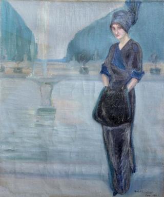 Young Woman at the Fountain