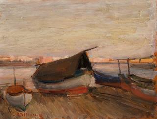 Naples, Boats on the Shore