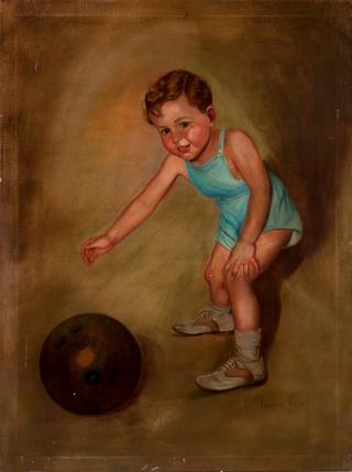 Boy with His Ball