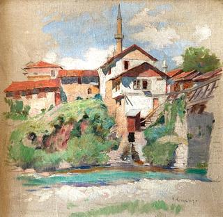 Town with Mosque