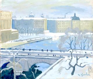 Winter Day at Norrbro Bridge