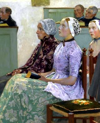 Dutch Girls in the Church