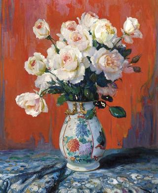 Roses in a Vase