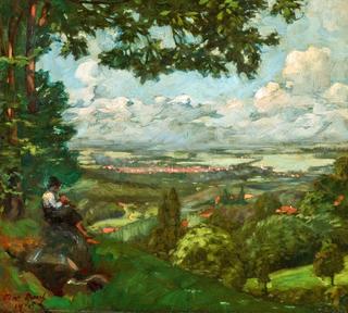 View over the Rhine Valley