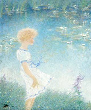 Girl by the Pond