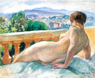 Le Cannet, Nude on the Terrace