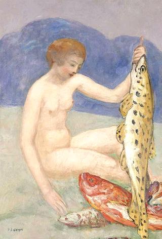 Girl with Fish