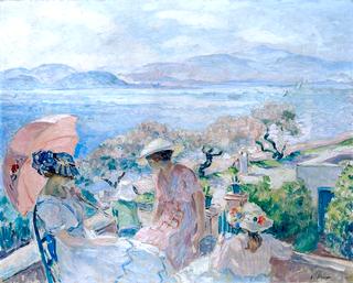 On the Terrace Facing the Sea, Sainte-Maxime