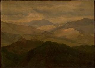 Mountain Landscape at Civitella