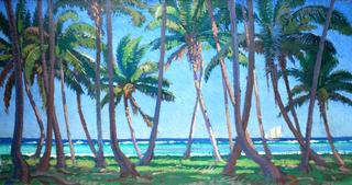 Palms and Lagoon