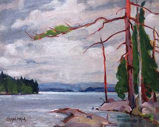 Evening Lake Scene