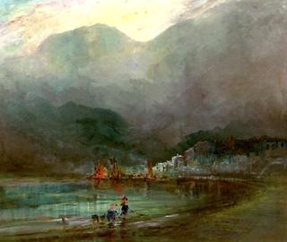 Italian Harbour Scene