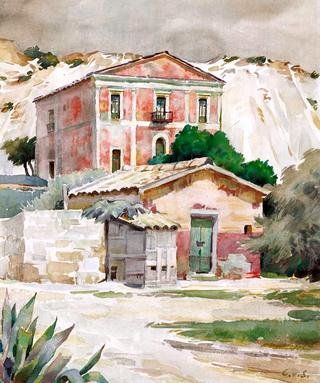 Red House in the Dunes (Dalmatia)