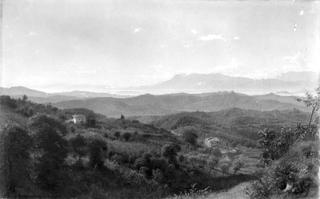 View of the Sacco Valley southeast of Olevano