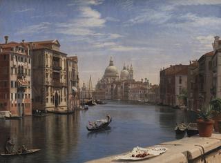 View of the Grand Canal, Venice: In the Background S. Maria della Salute
