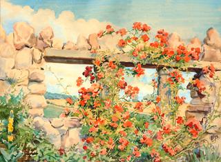 Flowers by the Fence