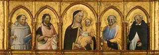 Madonna and Child with Saints Francis of Assisi, John the Baptist, Peter and Dominic