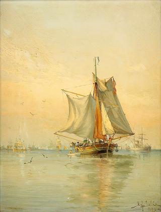 View of Oresund from Helsingborg