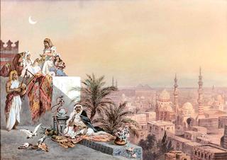 Evening on the Terrace in Cairo