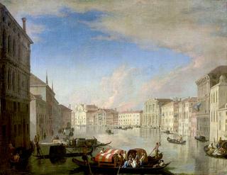 A View of the Grand Canal with the Church Santa Maria di Nazareth degli Scalzi, Venice