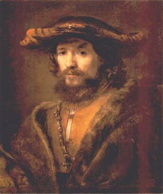 Man in a Large Brimmed Hat