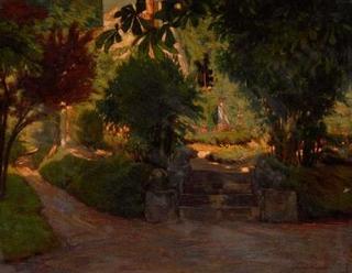 In the garden
