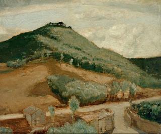 Southern Hilly landscape with houses