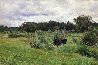 Summer Pasture with Cows