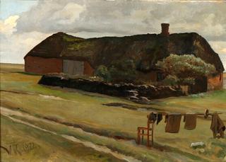 A Danish Farm on the moor