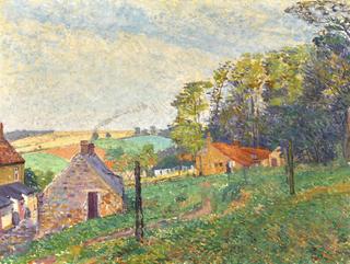 Landscape with Cottages