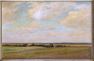 Distant view of the Worpswede mill