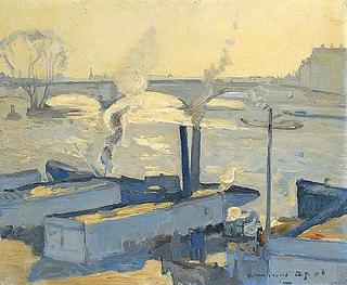 Study of the Pont Boieldieu in Rouen.