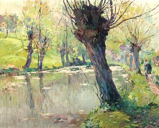 Pond in Linkebeek
