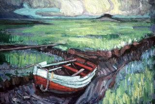 Boat in ditch