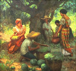 Mango gatherers