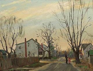 Green St, Mt. Holly, NJ,  Winter Afternoon