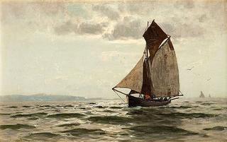 Ship at sea
