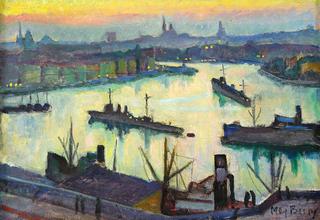View from Katarina towards Gamla Stan-Stockholm