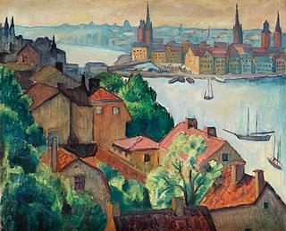 View from Söder towards Gamla Stan, Stockholm