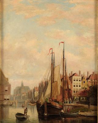 Dutch city view