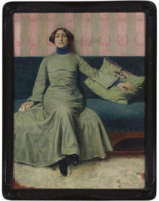 Portrait of Baladine Klossowska, sister of  the artists, Pierre Klossowski and Balthus