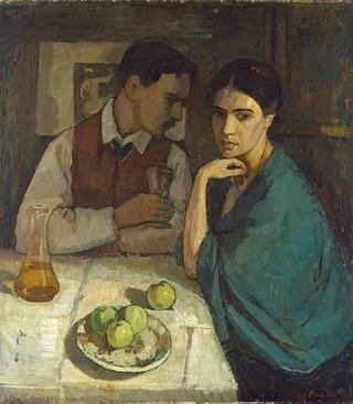 Self Portrait and Wife