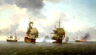 The Capture of the 'Glorioso', 8 October 1747