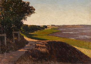 Bay view in Northern Germany