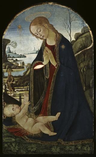 圣母崇拜孩子基督