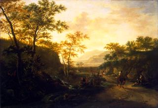 Italian Landscape with a Path