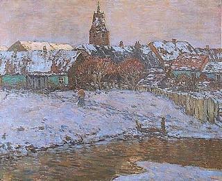 Early evening, winter